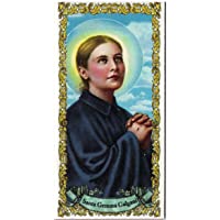 Santa Gemma de Galgani. Azulejo fabricado artesanalmente para decorar. Cerámica para colgar. Calca cerámica. TORO DEL…